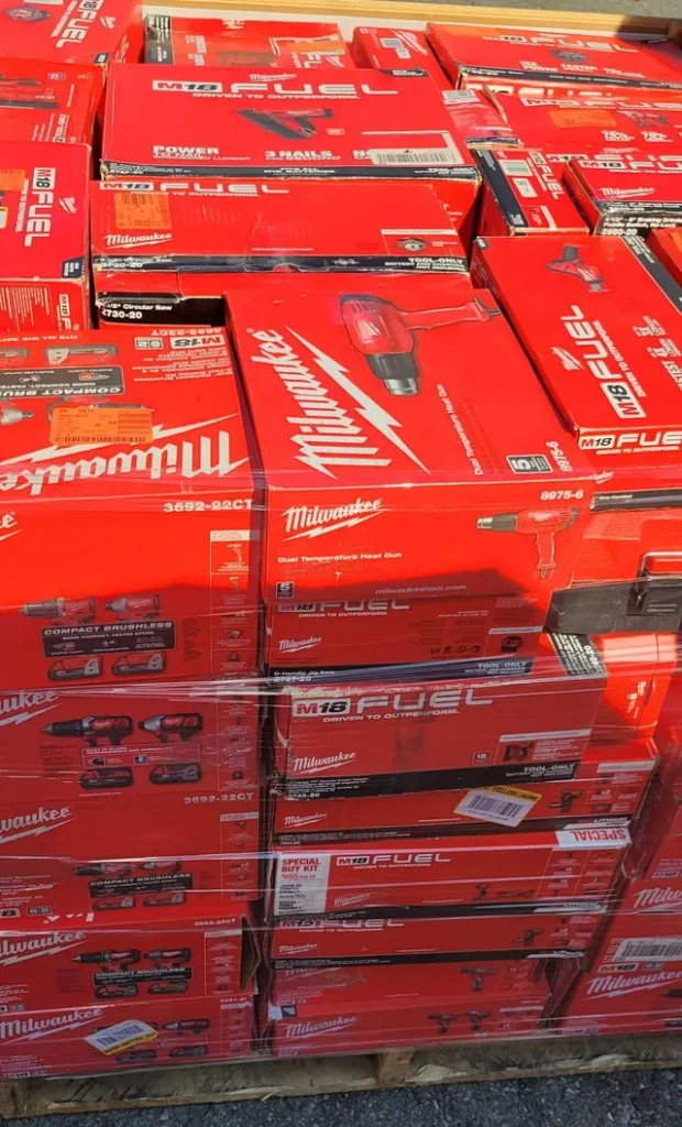 milwaukee tool pallets