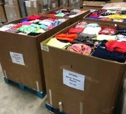 clothing liquidation pallets