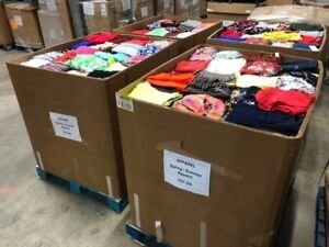 clothing liquidation pallets
